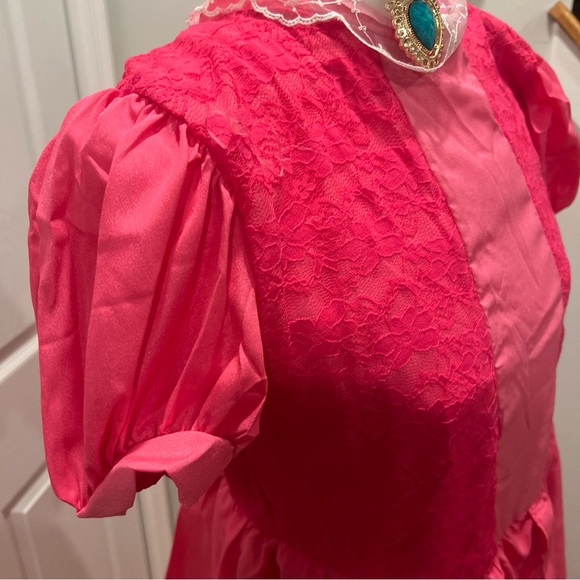 Princess Peach Costume Cosplay Adult Small Halloween - Picture 4 of 14